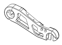 Photo of Dualtron Spider Arm Rear Brakeside spare part
