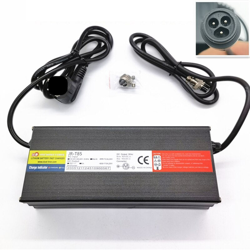95.4V 4A LP-16 3 Pin Insulated Connector Fast Charger for 84V Battery