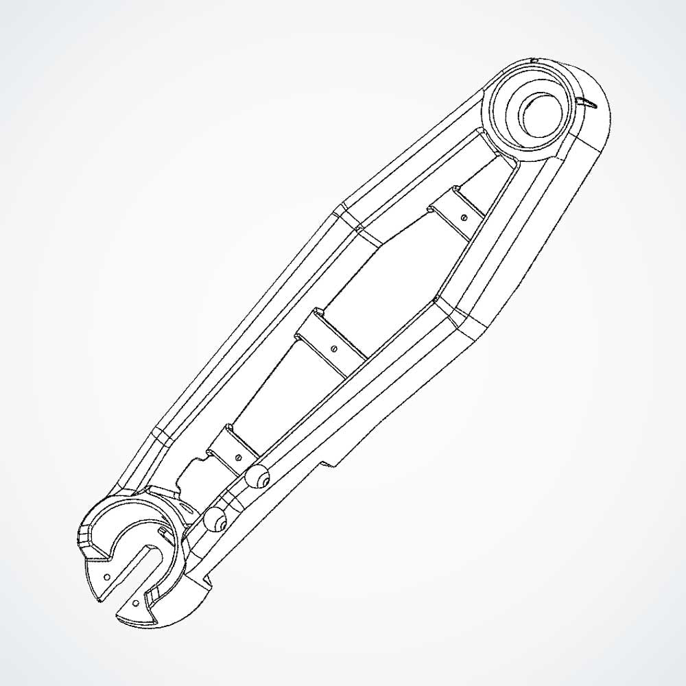 Dualtron City Suspension Arm, Front Left