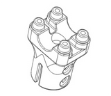 Photo of Dualtron Spider Handlebar Stem Base spare part