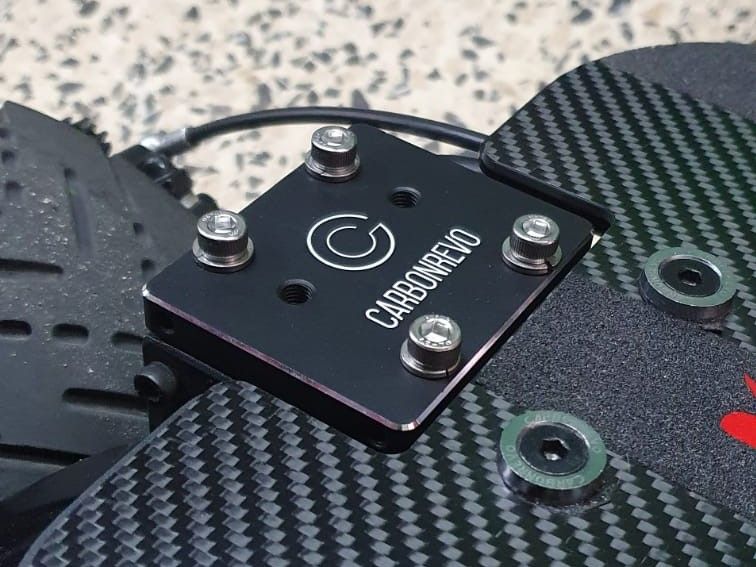 Photo of CarbonRevo Dualtron Thunder Tow Handle Mudguard Adapter Plate accessory