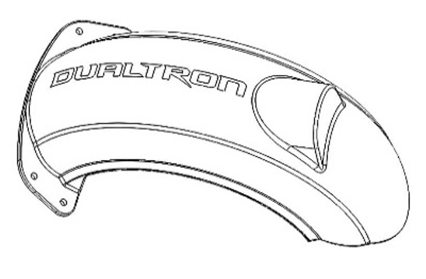 Photo of Dualtron Ultra Rear Mudguard spare part