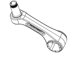 Photo of Swingarm for Splined Suspension and Gear Nut Headset spare part