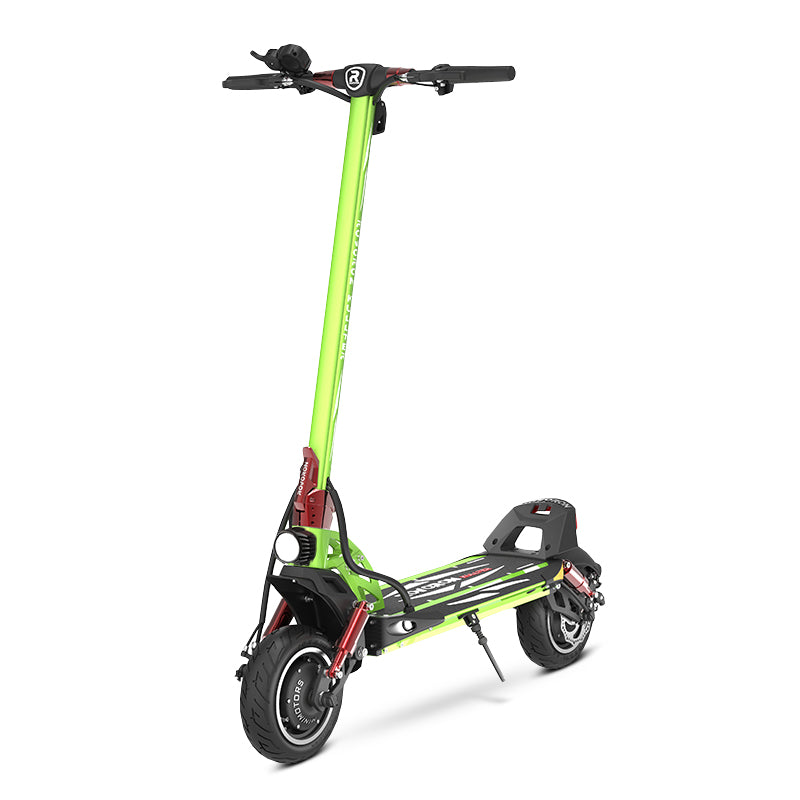 Rovoron Electric Scooter - Green Front Left