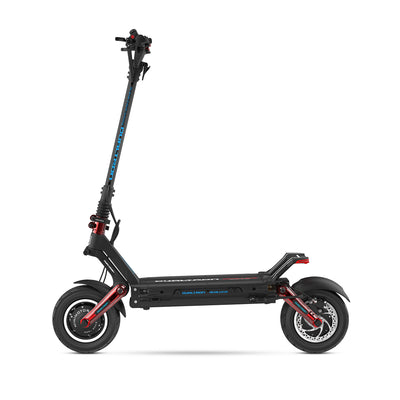 Dualtron Achilleus Electric Scooter Red Side View